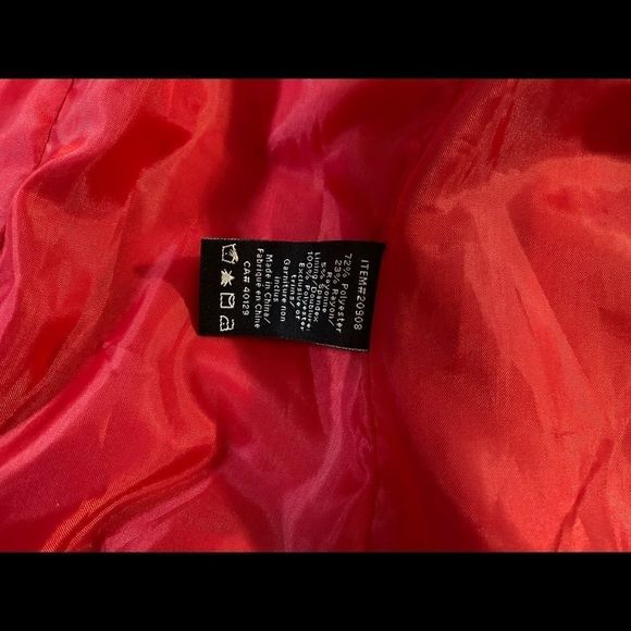 Jessica Red Blazer Size 10 Petite - Picture 9 of 16